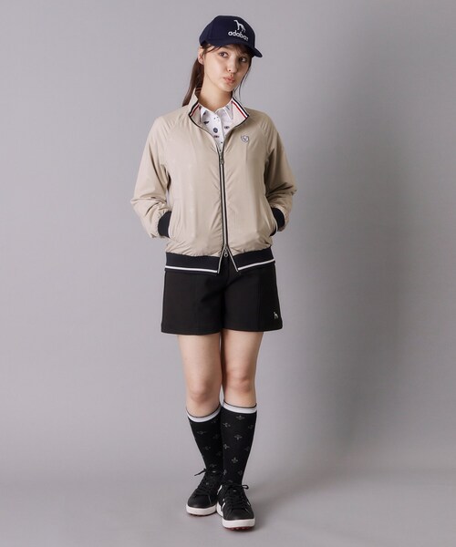 adabat(アダバット)の「【ADABAT NAVY】モノグラムエンボスジップブルゾン(ブルゾン・レディース・ベージュ/ネイビー・38/42/40)」の15枚目の写真
