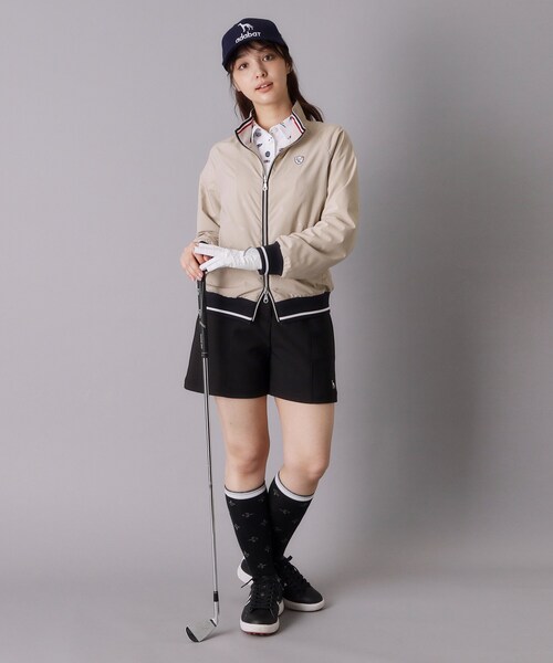 adabat(アダバット)の「【ADABAT NAVY】モノグラムエンボスジップブルゾン(ブルゾン・レディース・ベージュ/ネイビー・38/42/40)」の16枚目の写真