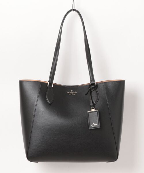 Kate Spade New York レザー トートバッグ ブラック セール/ブランド古着】トートバッグ（トートバッグ）｜kate spade new