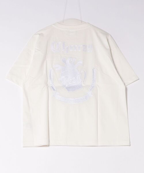 Sakka(サッカ)の「ハッピーアワー刺繍 Tシャツ(Tシャツ/カットソー・メンズ・ホワイト/ブラック/ホワイト系/ブラック系・LARGE/X-LARGE/MEDIUM)」の9枚目の写真