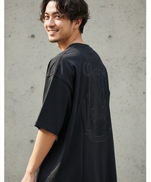 Sakka(サッカ)の「ハッピーアワー刺繍 Tシャツ(Tシャツ/カットソー・メンズ・ホワイト/ブラック/ホワイト系/ブラック系・LARGE/X-LARGE/MEDIUM)」の14枚目の写真