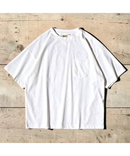 Sakka(サッカ)の「ハッピーアワー刺繍 Tシャツ(Tシャツ/カットソー・メンズ・ホワイト/ブラック/ホワイト系/ブラック系・LARGE/X-LARGE/MEDIUM)」の12枚目の写真