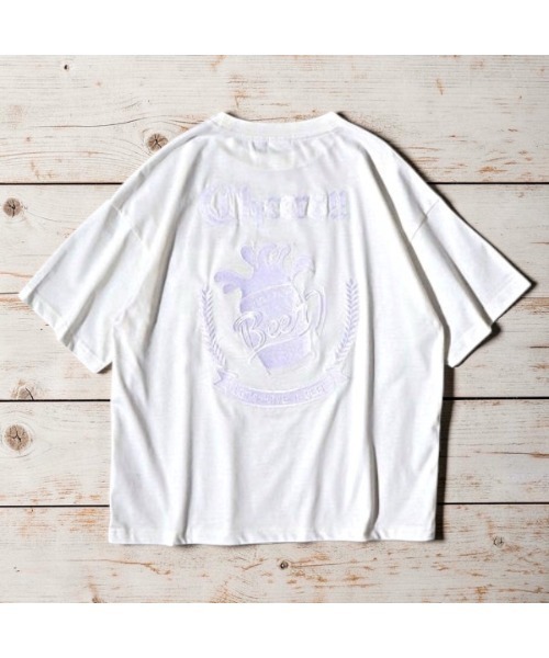 Sakka(サッカ)の「ハッピーアワー刺繍 Tシャツ(Tシャツ/カットソー・メンズ・ホワイト/ブラック/ホワイト系/ブラック系・LARGE/X-LARGE/MEDIUM)」の15枚目の写真