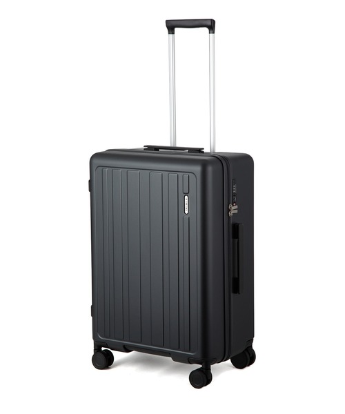 ACE(エース)の「RIMINI/リミニ マラテスタ2 スーツケース Mサイズ 60L 09472(ショルダーバッグ・レディース・シャンパン/ガンメタ/グリーン・M)」の3枚目の写真