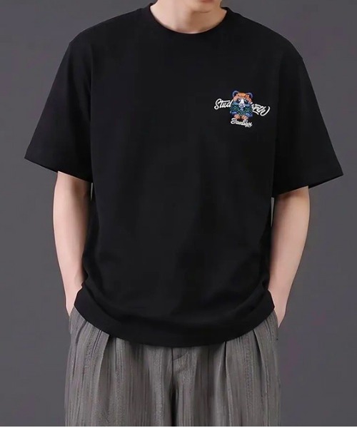 revertical(リバーティカル)の「パンダ アートグラフィック バックプリント 半袖Tシャツ(Tシャツ/カットソー・メンズ・ホワイト/ブラック・LARGE)」の9枚目の写真
