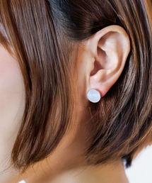SARINOHANA/サークルシェルピアス/サージカルステンレス