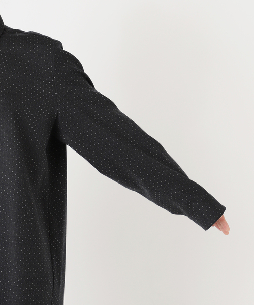 CITYSHOP(シティーショップ)の「WOOL DOT SKIPPER DRESS:ワンピース(ワンピース・レディース・ライトグレー/ネイビー・38/36)」の12枚目の写真