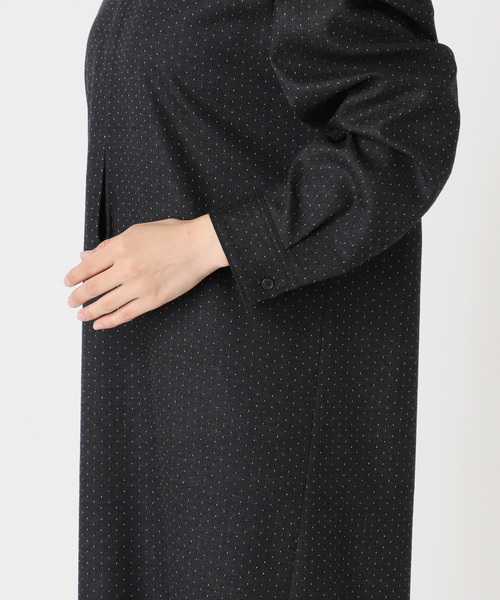 CITYSHOP(シティーショップ)の「WOOL DOT SKIPPER DRESS:ワンピース(ワンピース・レディース・ライトグレー/ネイビー・38/36)」の13枚目の写真