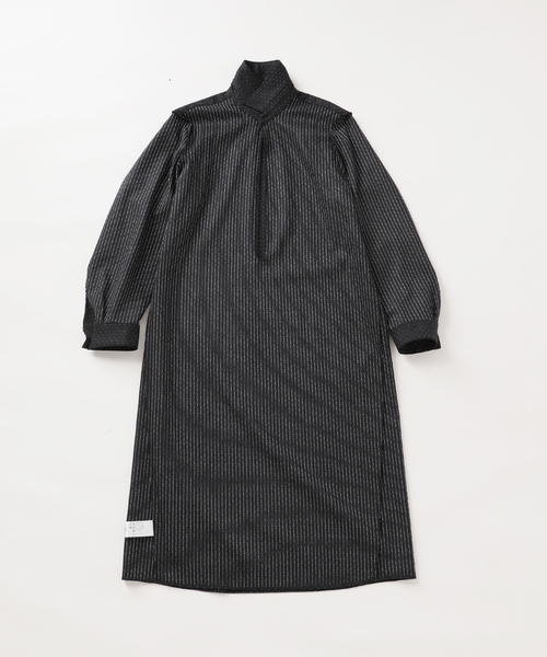 CITYSHOP(シティーショップ)の「WOOL DOT SKIPPER DRESS:ワンピース(ワンピース・レディース・ライトグレー/ネイビー・38/36)」の17枚目の写真