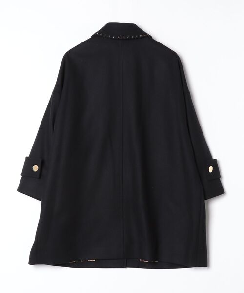 Mackintosh(マッキントッシュ)の「NEW HUMBIE STUDS LEO(ステンカラーコート・レディース・ブラック×ゴールド・4/6/8)」の2枚目の写真