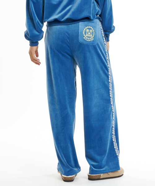BILLABONG(ビラボン)の「BILLABONG ウィメンズ SURF CAMP PALM 73 LONG PANTS ロングパンツ 【2026年秋冬モデル】/ビラボンベロアワイドパンツ(セットアップ対応可)(その他パンツ・レディース・エメラルド/ブルー系その他/アイボリー・LARGE/MEDIUM)」の10枚目の写真