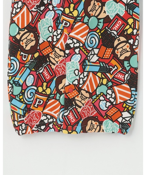 XLARGE KIDS（エクストララージキッズ）の「スナックファニーゴリラ2WAYオール（ロンパース・キッズ・レッド/イエロー・50-70cm）」の10枚目の写真