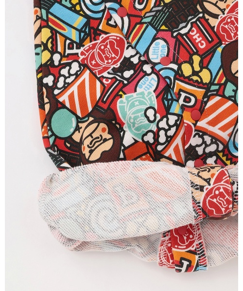 XLARGE KIDS（エクストララージキッズ）の「スナックファニーゴリラ2WAYオール（ロンパース・キッズ・レッド/イエロー・50-70cm）」の11枚目の写真