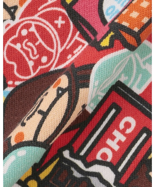 XLARGE KIDS（エクストララージキッズ）の「スナックファニーゴリラ2WAYオール（ロンパース・キッズ・レッド/イエロー・50-70cm）」の12枚目の写真