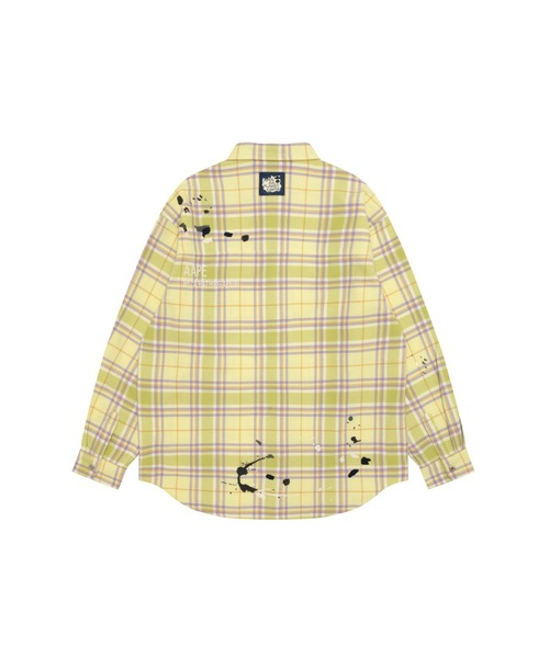 AAPE BY A BATHING APE(エーエイプバイアベイシングエイプ)の「AAPE LONG SLEEVE SHIRTS(シャツ/ブラウス・メンズ・イエロー系その他/ピンク系その他・LARGE/SMALL/MEDIUM/X-LARGE)」の3枚目の写真
