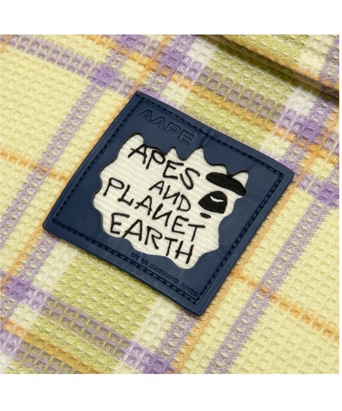 AAPE BY A BATHING APE(エーエイプバイアベイシングエイプ)の「AAPE LONG SLEEVE SHIRTS(シャツ/ブラウス・メンズ・イエロー系その他/ピンク系その他・LARGE/SMALL/MEDIUM/X-LARGE)」の6枚目の写真