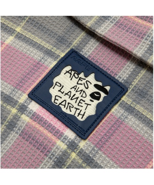 AAPE BY A BATHING APE(エーエイプバイアベイシングエイプ)の「AAPE LONG SLEEVE SHIRTS(シャツ/ブラウス・メンズ・イエロー系その他/ピンク系その他・LARGE/SMALL/MEDIUM/X-LARGE)」の8枚目の写真