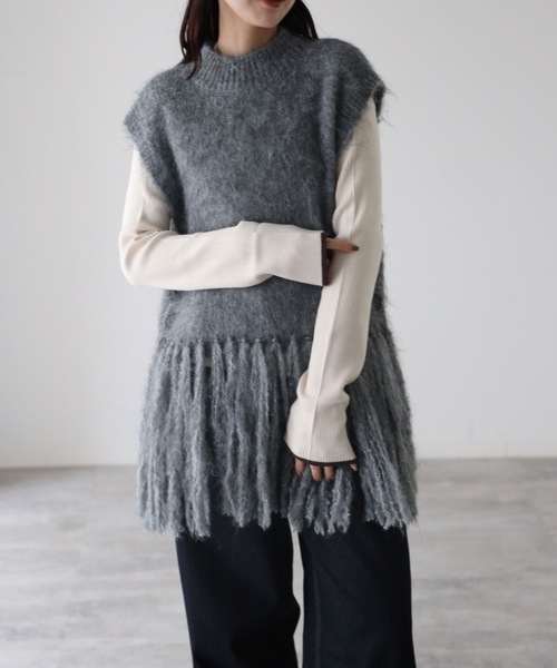 model：164cm. 着用サイズ：FREE