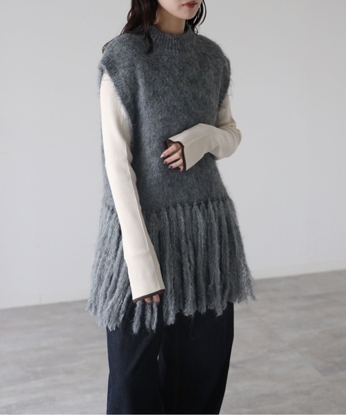 model：164cm. 着用サイズ：FREE
