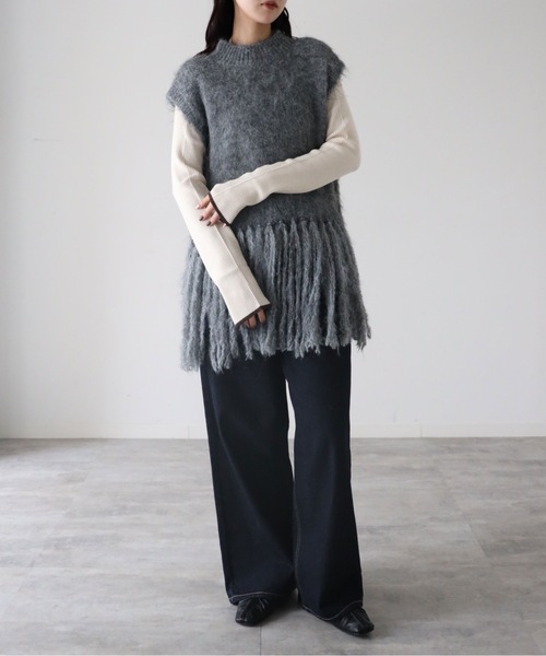 model：164cm. 着用サイズ：FREE