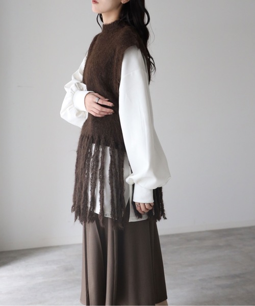 model：164cm. 着用サイズ：FREE