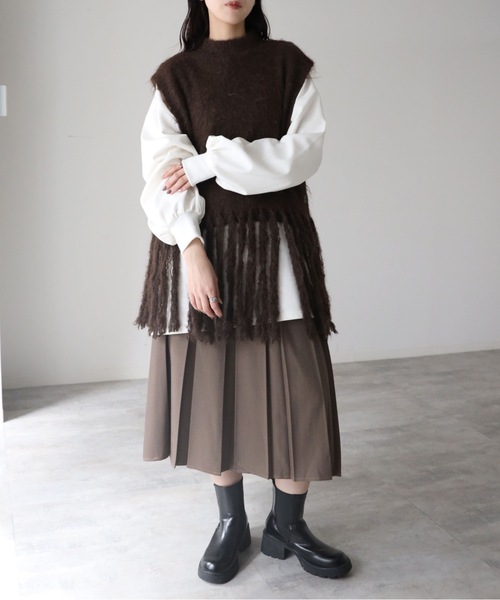 model：164cm. 着用サイズ：FREE