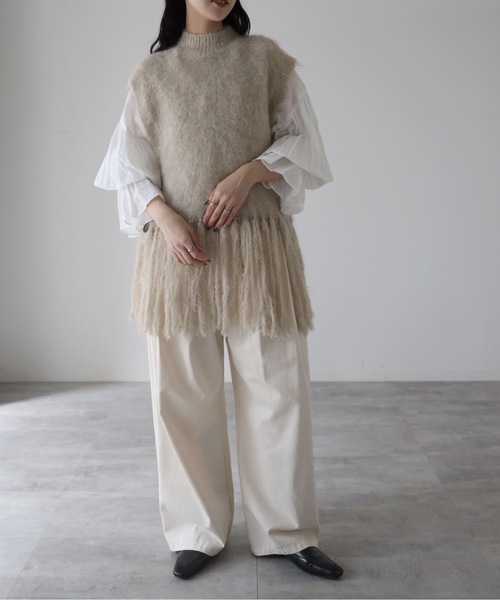 model：164cm. 着用サイズ：FREE