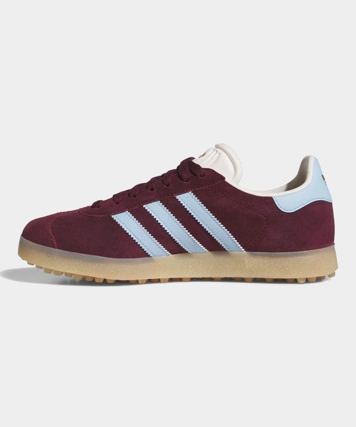 adidas(アディダス)の「ウィメンズ ガゼル ゴルフ / Gazelle Spikeless Golf【adidas Golf/アディダスゴルフ】(スニーカー・レディース・レッド・22.5cm/22.0cm)」の2枚目の写真