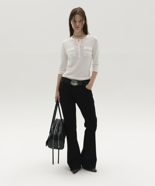 LCDC TM（エルシーディーシーティーエム）の「ARCH LONG SHOULDER BAG_MEDIUM (BLACK)（ショルダーバッグ・レディース・その他・OS）」の3枚目の写真