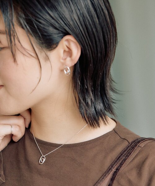 ear PAPILLONNER(イアパピヨネ)の「コネクトピアス《WEB&一部店舗限定/スターリングシルバー使用》(ピアス(両耳用)・レディース・シルバー系その他4・FREE)」の2枚目の写真