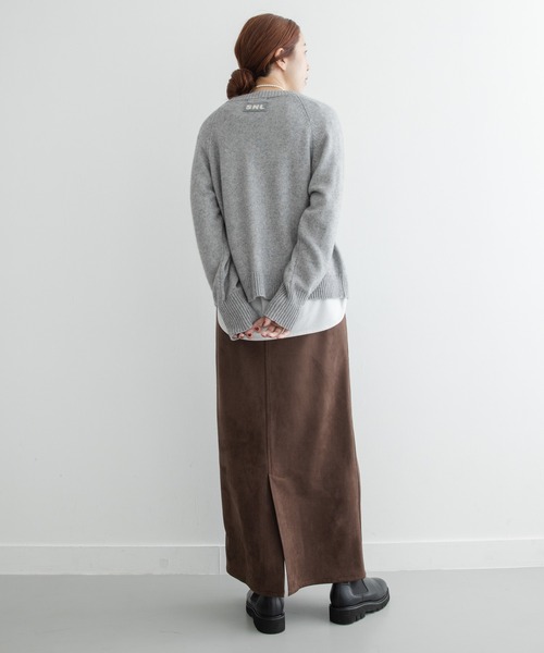 URBAN RESEARCH Sonny Label(アーバンリサーチサニーレーベル)の「ストレッチフェイクスエードスカート(スカート・レディース・キャメル/ブラウン・36/38)」の10枚目の写真