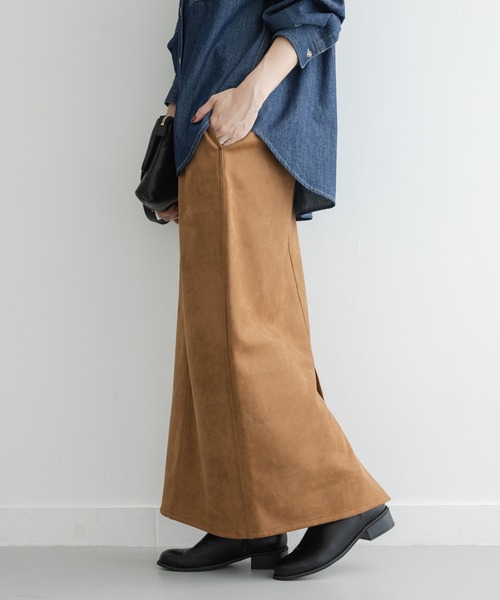 URBAN RESEARCH Sonny Label(アーバンリサーチサニーレーベル)の「ストレッチフェイクスエードスカート(スカート・レディース・キャメル/ブラウン・36/38)」の15枚目の写真