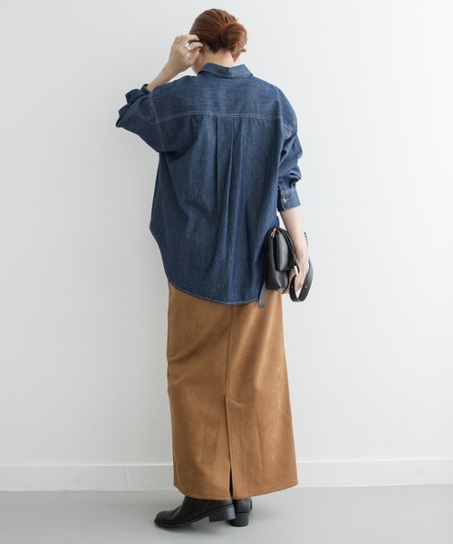 URBAN RESEARCH Sonny Label(アーバンリサーチサニーレーベル)の「ストレッチフェイクスエードスカート(スカート・レディース・キャメル/ブラウン・36/38)」の13枚目の写真
