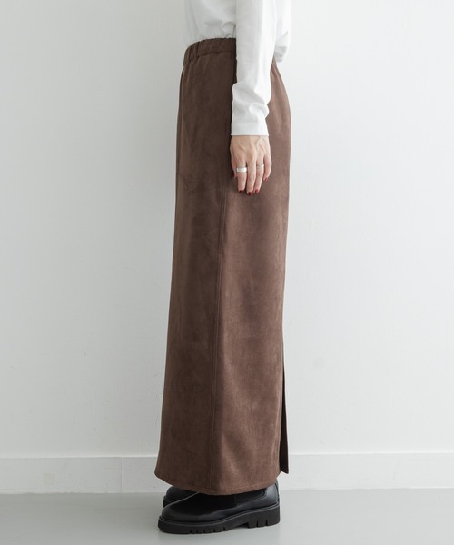 URBAN RESEARCH Sonny Label(アーバンリサーチサニーレーベル)の「ストレッチフェイクスエードスカート(スカート・レディース・キャメル/ブラウン・36/38)」の18枚目の写真