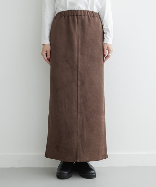 URBAN RESEARCH Sonny Label(アーバンリサーチサニーレーベル)の「ストレッチフェイクスエードスカート(スカート・レディース・キャメル/ブラウン・36/38)」の20枚目の写真