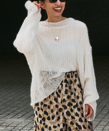 Airy Silk Wool Blend ニット