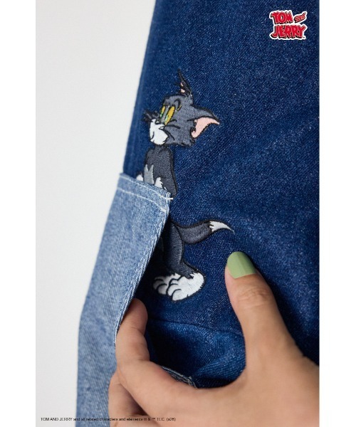 RODEO CROWNS WIDE BOWL(ロデオクラウンズワイドボウル)の「(TOM AND JERRY)カスタムデニムトップス(その他トップス・レディース・ブルー/ブラック・FREE)」の21枚目の写真