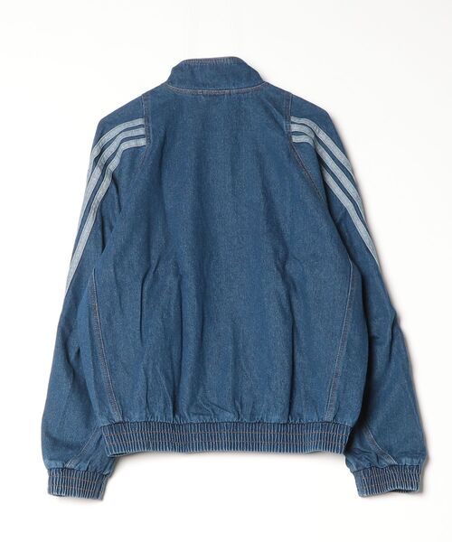 adidas(アディダス)の「スタジアム ルーズフィット デニム トラックジャケット / アディダス adidas(ジャージ・メンズ・ブルー・LARGE/MEDIUM/X-LARGE/XX-LARGE/3XL/SMALL/X-SMALL)」の3枚目の写真