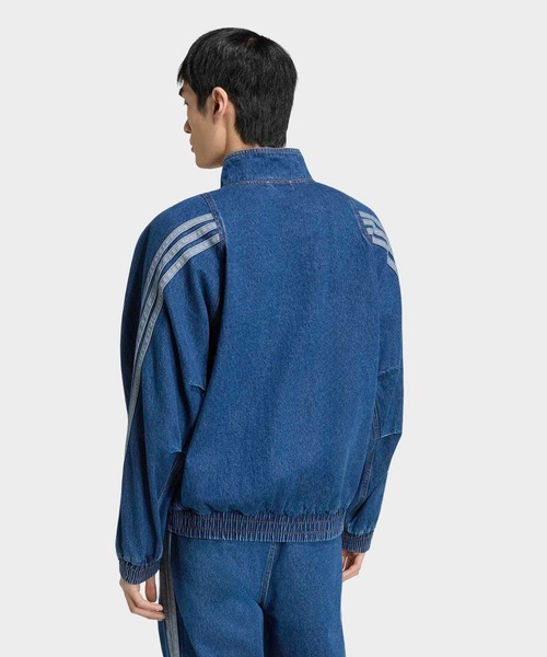 adidas(アディダス)の「スタジアム ルーズフィット デニム トラックジャケット / アディダス adidas(ジャージ・メンズ・ブルー・LARGE/MEDIUM/X-LARGE/XX-LARGE/3XL/SMALL/X-SMALL)」の5枚目の写真