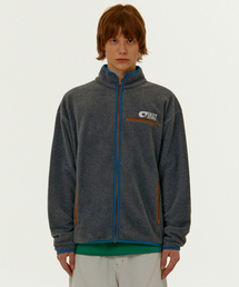 Fish Eyes Fleece Jacket Gray