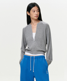 WOMEN ERA RAGLAN JERSEY ZIP-UP - CLOUD