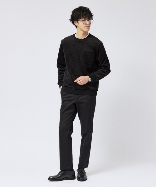 TAKEO KIKUCHI(タケオキクチ)の「マイクロパイル ボンディング プルオーバー(Tシャツ/カットソー・メンズ・ブラック/ネイビー・02/03/04)」の5枚目の写真
