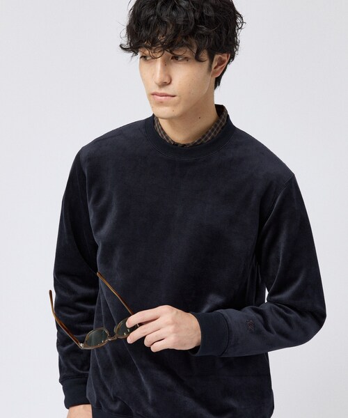 TAKEO KIKUCHI(タケオキクチ)の「マイクロパイル ボンディング プルオーバー(Tシャツ/カットソー・メンズ・ブラック/ネイビー・02/03/04)」の8枚目の写真