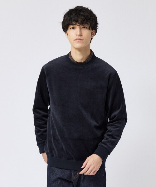 TAKEO KIKUCHI(タケオキクチ)の「マイクロパイル ボンディング プルオーバー(Tシャツ/カットソー・メンズ・ブラック/ネイビー・02/03/04)」の12枚目の写真