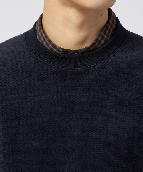 TAKEO KIKUCHI(タケオキクチ)の「マイクロパイル ボンディング プルオーバー(Tシャツ/カットソー・メンズ・ブラック/ネイビー・02/03/04)」の15枚目の写真