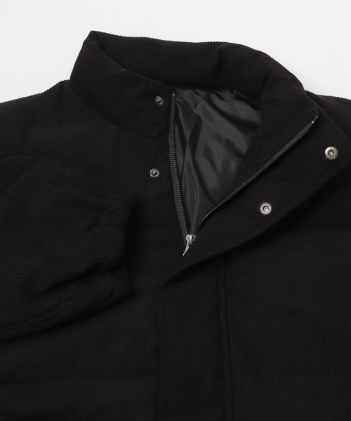 ITEMS URBANRESEARCH(アイテムズ アーバンリサーチ)の「コーデュロイ発熱中綿ハイネックジャケット(ダウンジャケット/コート・メンズ・ネイビー/ブラウン/ブラック・LARGE/MEDIUM)」の10枚目の写真