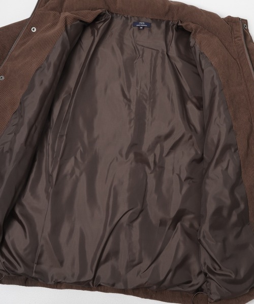 ITEMS URBANRESEARCH(アイテムズ アーバンリサーチ)の「コーデュロイ発熱中綿ハイネックジャケット(ダウンジャケット/コート・メンズ・ネイビー/ブラウン/ブラック・LARGE/MEDIUM)」の20枚目の写真