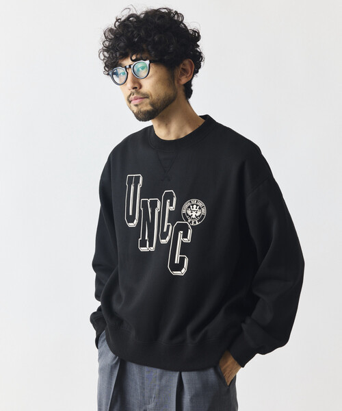 Firsthand(ファーストハンド)の「限定展開 Firsthand / ファーストハンド COLOR CREW SWEAT カラー クルー スウェット(スウェット・メンズ・チャコールグレー/ライトグレー/ブルー・MEDIUM/LARGE)」の1枚目の写真