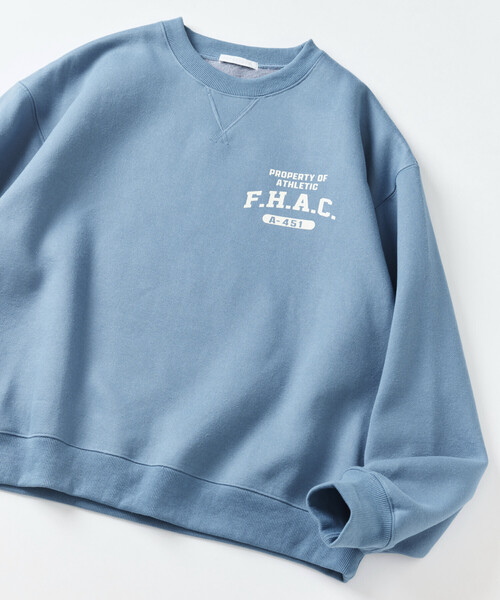 Firsthand(ファーストハンド)の「限定展開 Firsthand / ファーストハンド COLOR CREW SWEAT カラー クルー スウェット(スウェット・メンズ・チャコールグレー/ライトグレー/ブルー・MEDIUM/LARGE)」の3枚目の写真