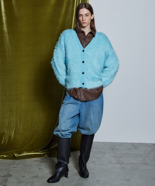 MAISON SPECIAL(メゾンスペシャル)の「【26WINTER PRE-ORDER】Wave Shaggy Knit Cardigan/ウェーブシャギーニットカーディガン(カーディガン/ボレロ・レディース・ブラック/レッド/イエロー/ブルー・FREE)」の10枚目の写真